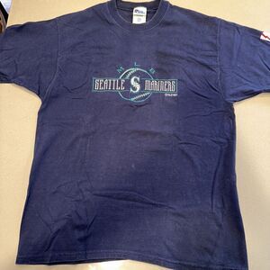 Vintage Seattle Mariners Pro Player T Shirt L Embroidered 1997 Embroidered ￼